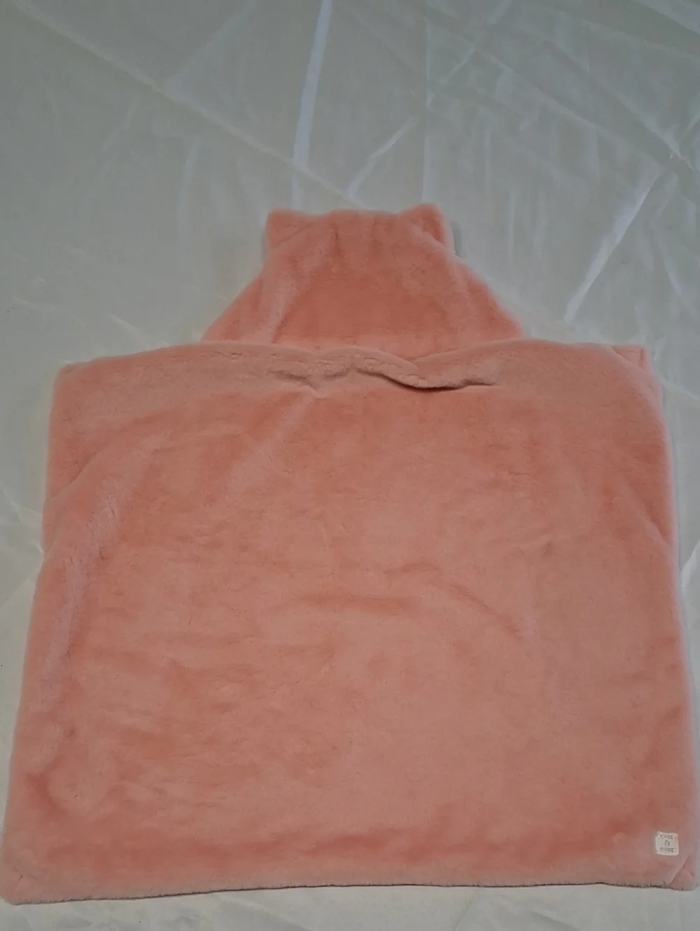 Ever & Ever Plush Hooded Baby Wrap - Blush Pink Fox